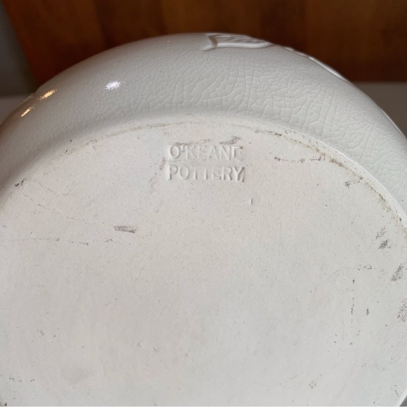 O’Keane Pottery Hand Made Oriental Candle Basket Lamp With Bamboo Handle - Picture 5 of 5